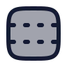 Panel Top Bottom Dashed icon preview