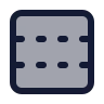 Panel Top Bottom Dashed icon preview