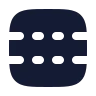 Panel Top Bottom Dashed icon preview
