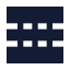 Paneltopbottomdashed icon with solid sharp style