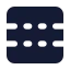 Paneltopbottomdashed icon with solid standard style