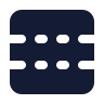 Panel Top Bottom Dashed icon preview