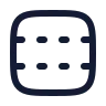 Panel Top Bottom Dashed icon preview