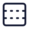 Panel Top Bottom Dashed icon preview