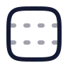 Panel Top Bottom Dashed icon preview
