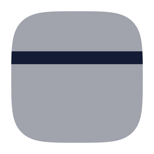 Panel Top Icon in Bulk Rounded style