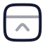 Paneltopclose icon with twotone rounded style