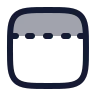 Panel Top Dashed icon preview