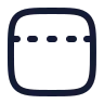 Panel Top Dashed icon preview