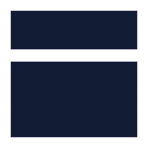 Panel Top Icon in Solid Sharp style