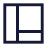 Panels Left Bottom icon preview