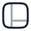 Panelsleftbottom icon with twotone rounded style