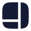 Panelsrightbottom icon with solid rounded style