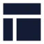 Panelstopleft icon with solid sharp style