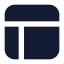 Panelstopleft icon with solid standard style