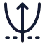 Parabola icon with stroke standard style