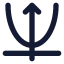 Parabola icon with solid standard style