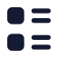 Paragraphbulletspoint icon with solid standard style