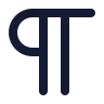 Paragraph icon preview