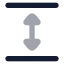 Paragraphspacing icon with bulk rounded style