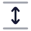 Paragraphspacing icon with twotone rounded style