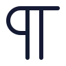 Paragraph icon preview