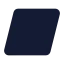Parallelogram icon with solid standard style