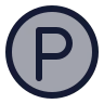 Parking Area Circle icon preview