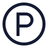 Parking Area Circle icon preview