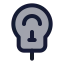 Parkingmeter icon with duotone standard style