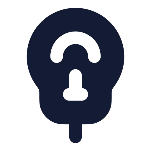 Parking Meter Icon in Solid Rounded style