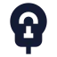 Parkingmeter icon with solid sharp style