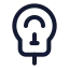 Parkingmeter icon with stroke standard style