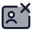 Passportexpired icon with duotone standard style