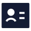 Passport icon with solid sharp style