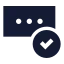 Passwordvalidation icon with solid sharp style