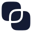 Pathfinderdivide icon with solid rounded style