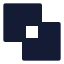 Pathfinderexclude icon with solid sharp style