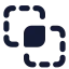 Pathfinderintersect icon with solid standard style