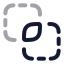 Pathfinderintersect icon with twotone rounded style