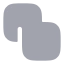 Pathfindermerge icon with bulk rounded style