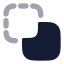 Pathfinderminusback icon with bulk rounded style