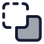 Pathfinderminusback icon with duotone standard style