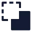 Pathfinderminusback icon with solid sharp style