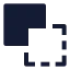 Pathfinderminusfront icon with solid sharp style