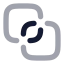 Pathfinderoutline icon with bulk rounded style