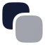 Pathfindertrim icon with bulk rounded style