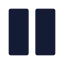 Pause icon with solid sharp style