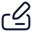 Paybycheck icon with stroke rounded style