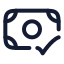 Paymentsuccess icon with stroke rounded style
